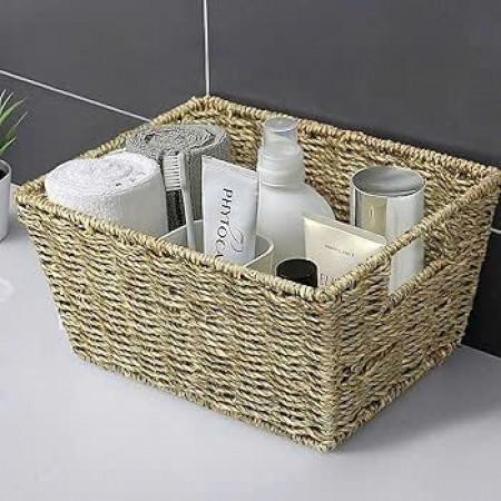 Handicraft : Giỏ Đựng Đồ Làm Từ Sợi Cói và Lục Bình